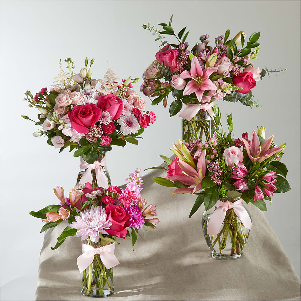 Pink Ribbon - A Florist Original – Mongis Luxe Creations Llc, Old Bridge NJ