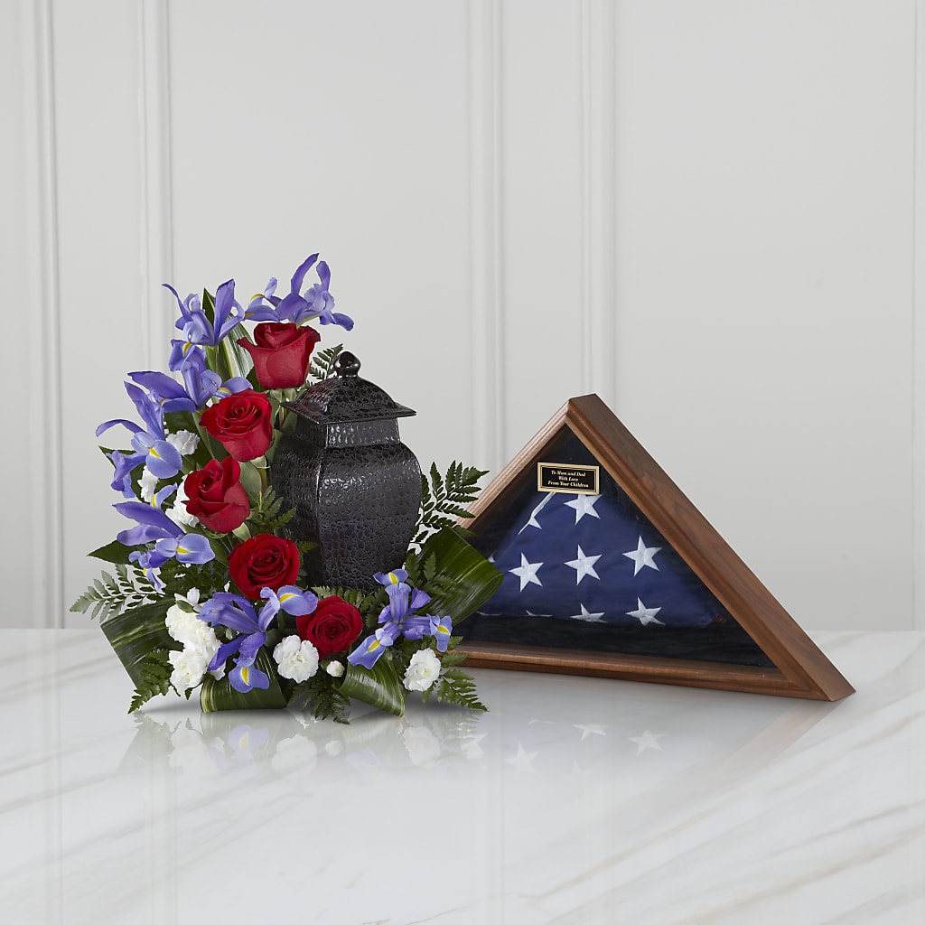 Patriotic Tribute Arrangement – Mongis Luxe Creations Llc, Old Bridge NJ