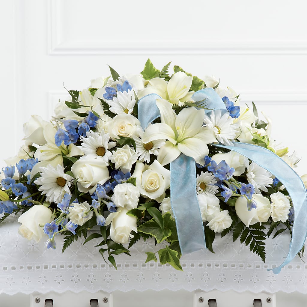 Tender Treasure Casket Spray – Mongis Luxe Creations Llc, Old Bridge NJ