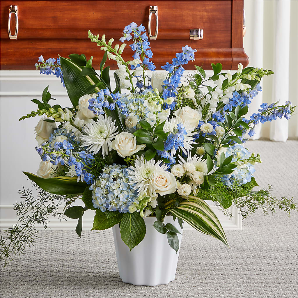 Everlasting Memories Floor Basket – Mongis Luxe Creations Llc, Old Bridge NJ