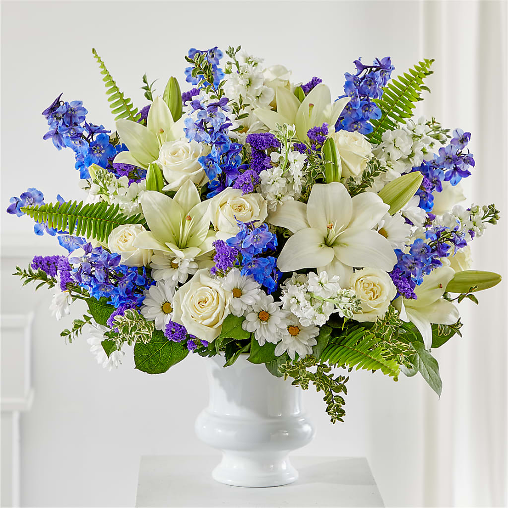 Expressions of Hope Urn Arrangement – Mongis Luxe Creations Llc, Old Bridge NJ
