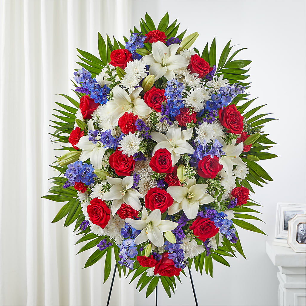 Cherished Service Standing Spray – Mongis Luxe Creations Llc, Old Bridge NJ
