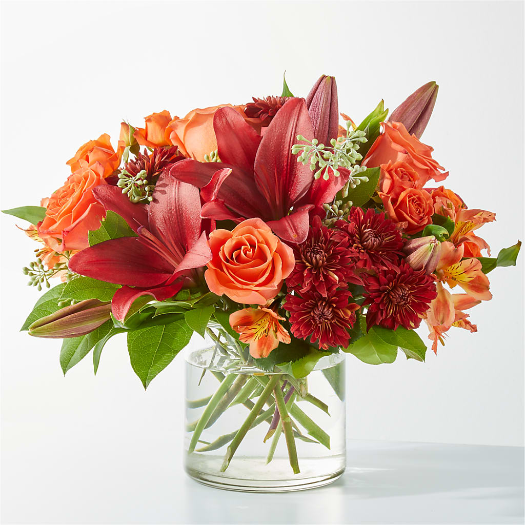 Crimson Leaves Bouquet – Mongis Luxe Creations Llc, Old Bridge NJ