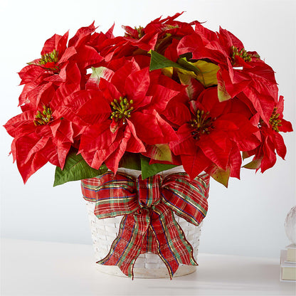 Happiest Holidays Poinsettia –  Mongis Luxe Creations Llc, Old Bridge NJ