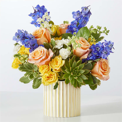 Cobalt Reverie Bouquet –  Mongis Luxe Creations Llc, Old Bridge NJ
