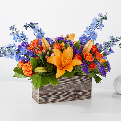 Radiant Citrus Box Bouquet –  Mongis Luxe Creations Llc, Old Bridge NJ