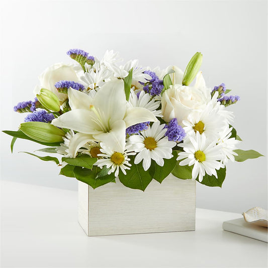 Beyond Blue Box Bouquet –  Mongis Luxe Creations Llc, Old Bridge NJ