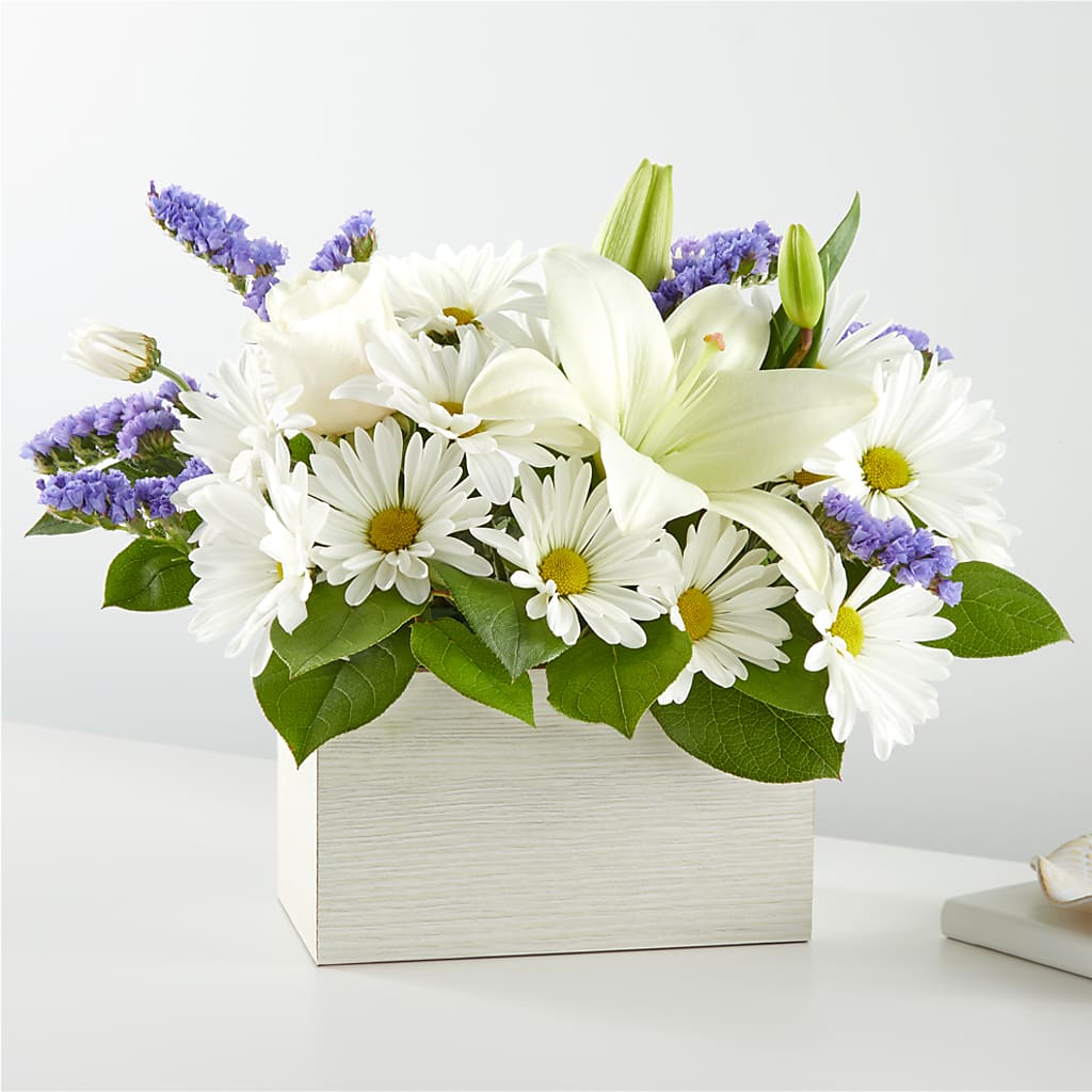 Beyond Blue Box Bouquet –  Mongis Luxe Creations Llc, Old Bridge NJ