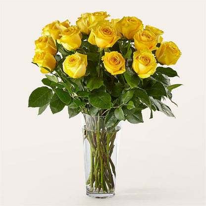 Long Stem Yellow Rose Bouquet –  Mongis Luxe Creations Llc, Old Bridge NJ