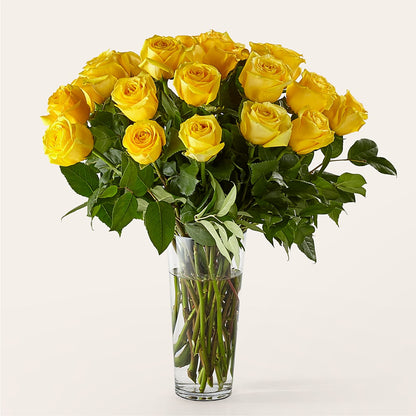 Long Stem Yellow Rose Bouquet –  Mongis Luxe Creations Llc, Old Bridge NJ