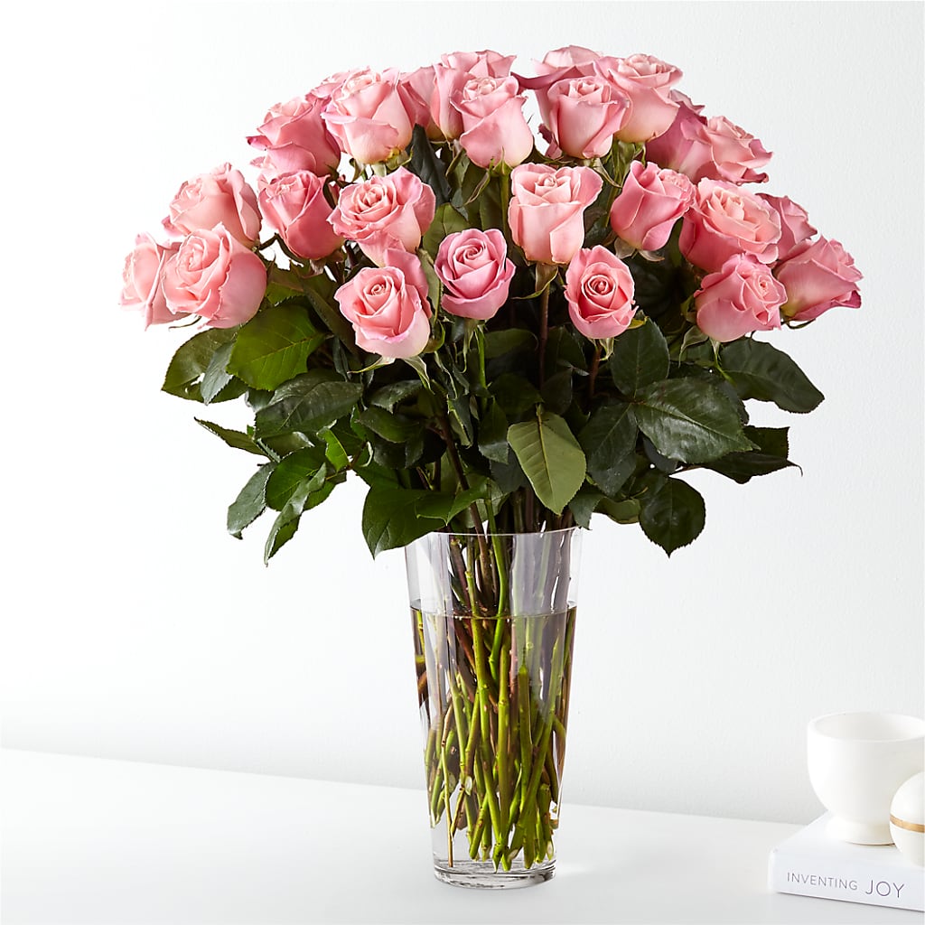 Long Stem Pink Rose Bouquet –  Mongis Luxe Creations Llc, Old Bridge NJ