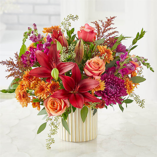Burgundy Landscape Bouquet –  Mongis Luxe Creations Llc, Old Bridge NJ