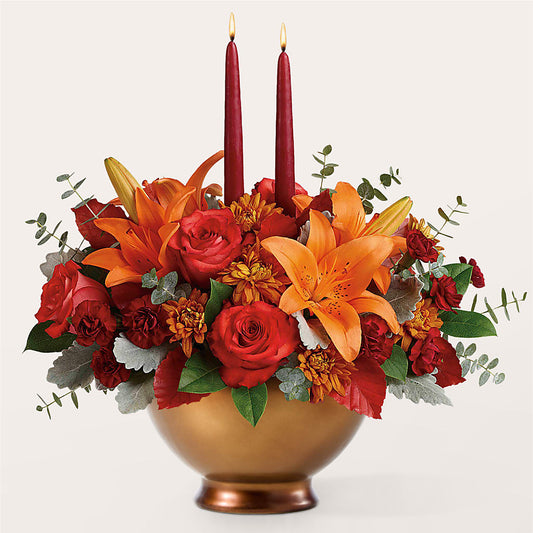 Fruits of Fall Centerpiece –  Mongis Luxe Creations Llc, Old Bridge NJ