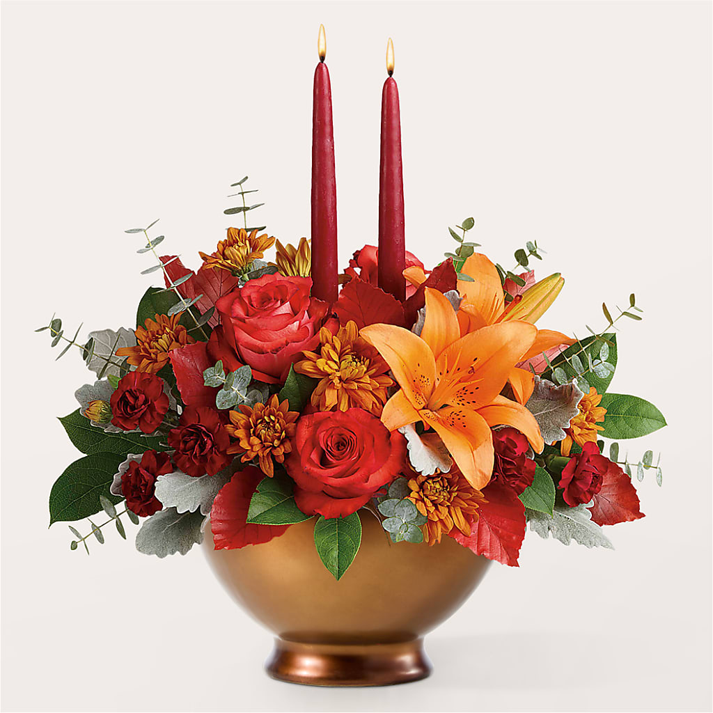 Fruits of Fall Centerpiece –  Mongis Luxe Creations Llc, Old Bridge NJ