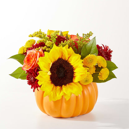 Golden Gourd Pumpkin Bouquet –  Mongis Luxe Creations Llc, Old Bridge NJ