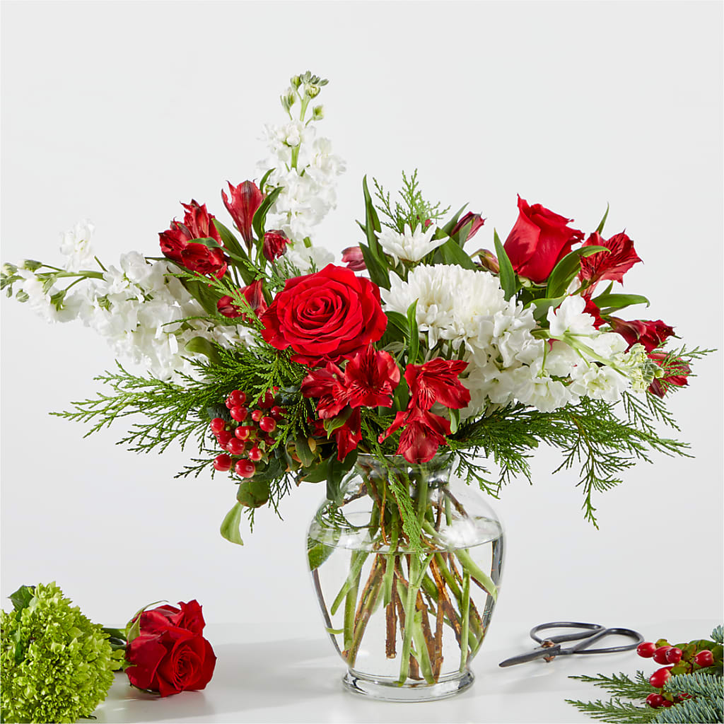 Merry Moment Bouquet – A Florist Original –  Mongis Luxe Creations Llc, Old Bridge NJ