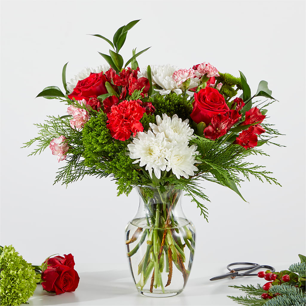 Merry Moment Bouquet – A Florist Original –  Mongis Luxe Creations Llc, Old Bridge NJ
