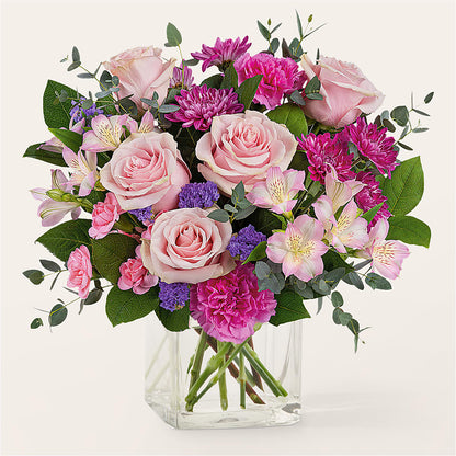 Rosy Radiance Bouquet –  Mongis Luxe Creations Llc, Old Bridge NJ