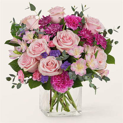 Rosy Radiance Bouquet –  Mongis Luxe Creations Llc, Old Bridge NJ