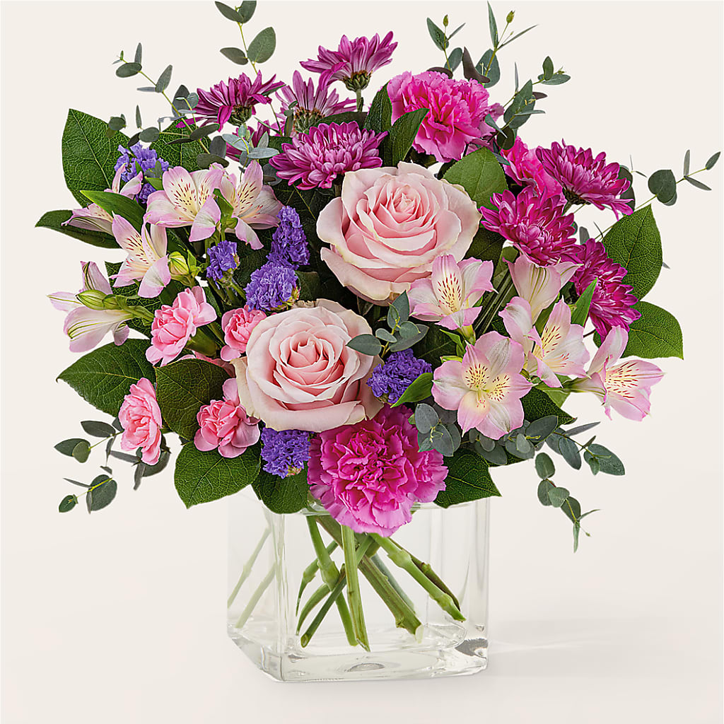 Rosy Radiance Bouquet –  Mongis Luxe Creations Llc, Old Bridge NJ