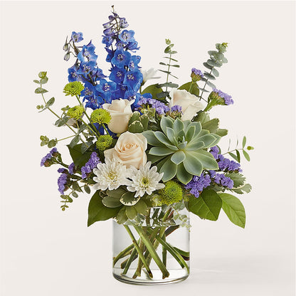 Cerulean Waves Bouquet –  Mongis Luxe Creations Llc, Old Bridge NJ