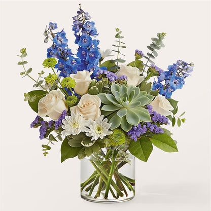 Cerulean Waves Bouquet –  Mongis Luxe Creations Llc, Old Bridge NJ