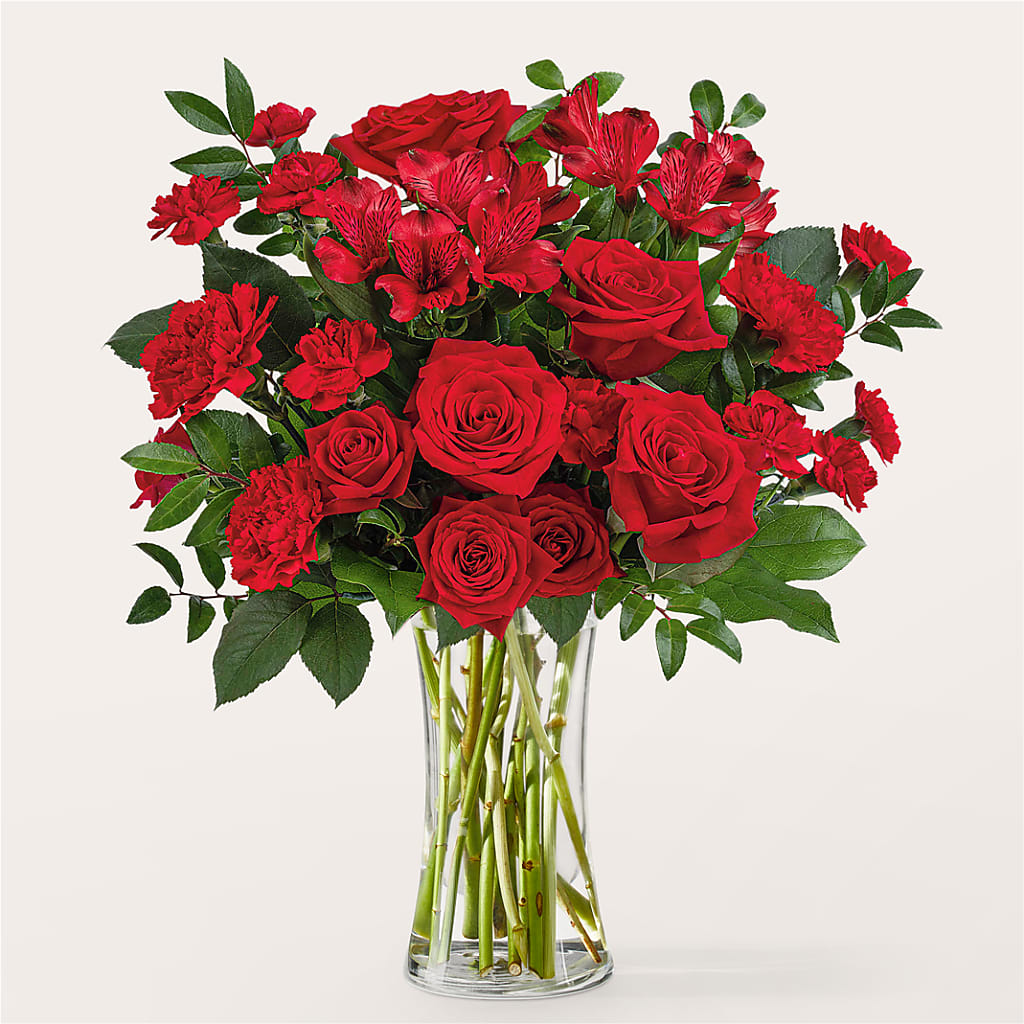 Brilliant Ruby Bouquet –  Mongis Luxe Creations Llc, Old Bridge NJ