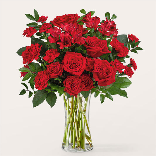 Brilliant Ruby Bouquet –  Mongis Luxe Creations Llc, Old Bridge NJ