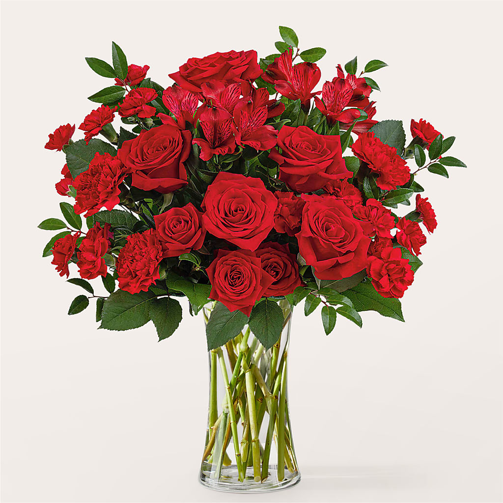 Brilliant Ruby Bouquet –  Mongis Luxe Creations Llc, Old Bridge NJ