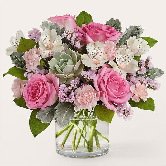 Dusty Rose Bouquet –  Mongis Luxe Creations Llc, Old Bridge NJ