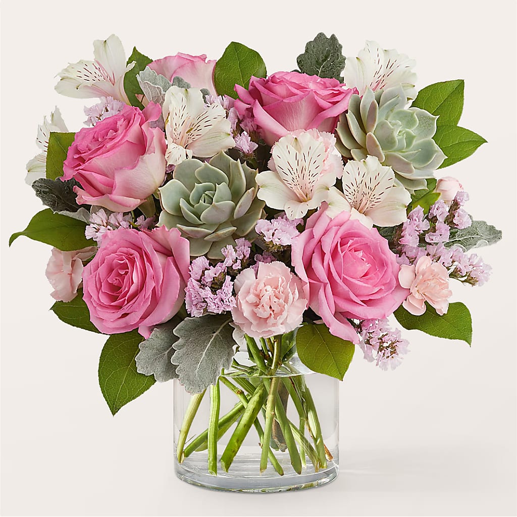 Dusty Rose Bouquet –  Mongis Luxe Creations Llc, Old Bridge NJ