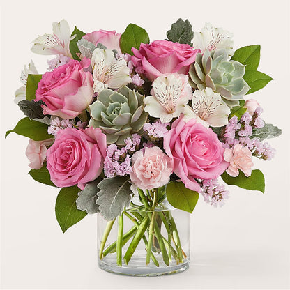 Dusty Rose Bouquet –  Mongis Luxe Creations Llc, Old Bridge NJ