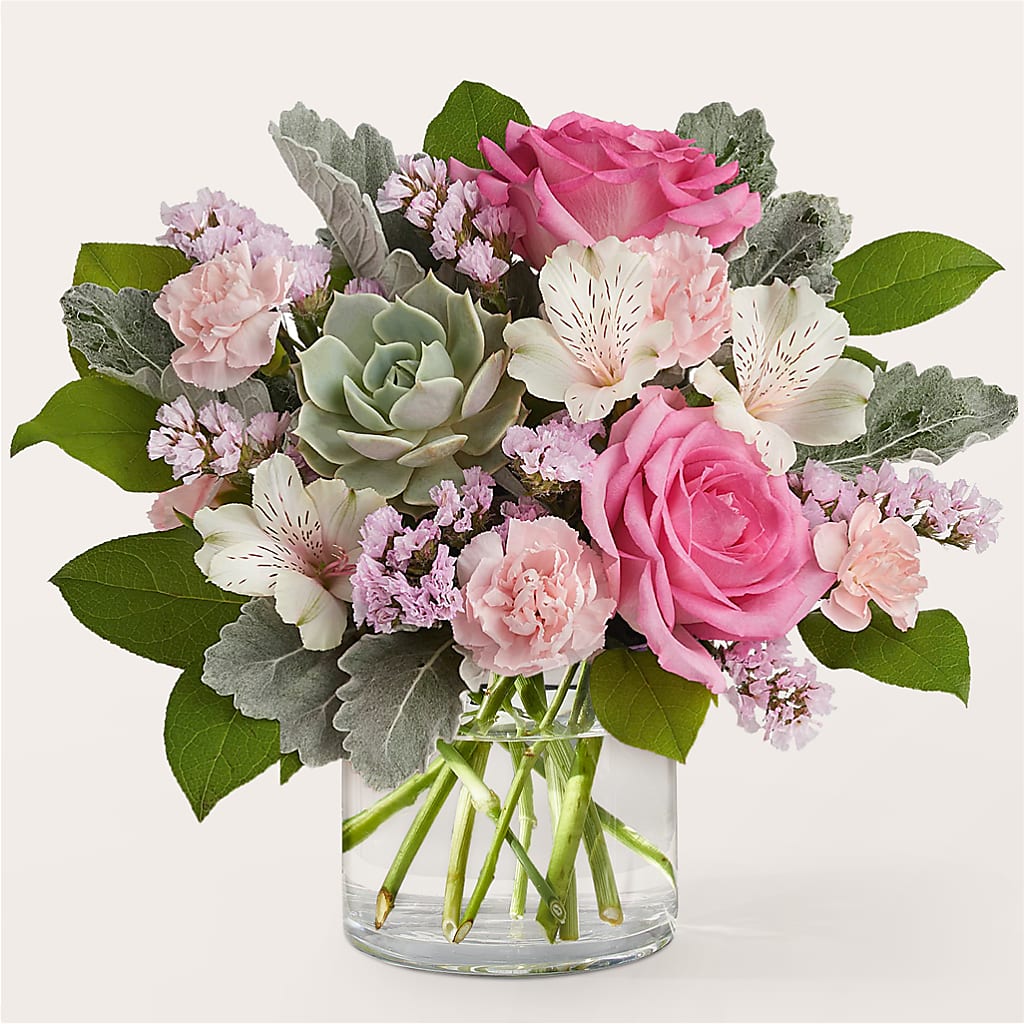 Dusty Rose Bouquet –  Mongis Luxe Creations Llc, Old Bridge NJ