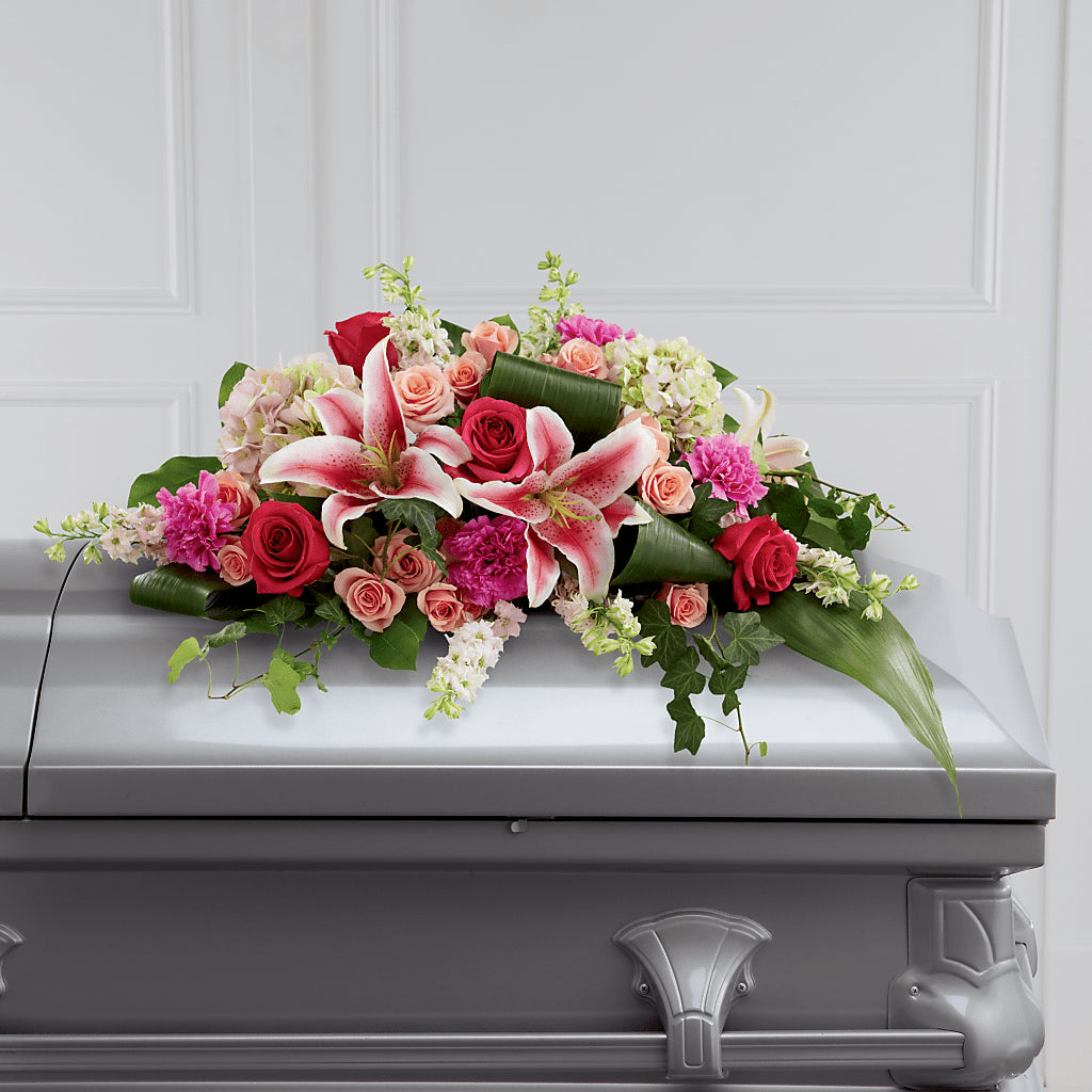 Splendid Grace Casket Spray –  Mongis Luxe Creations Llc, Old Bridge NJ