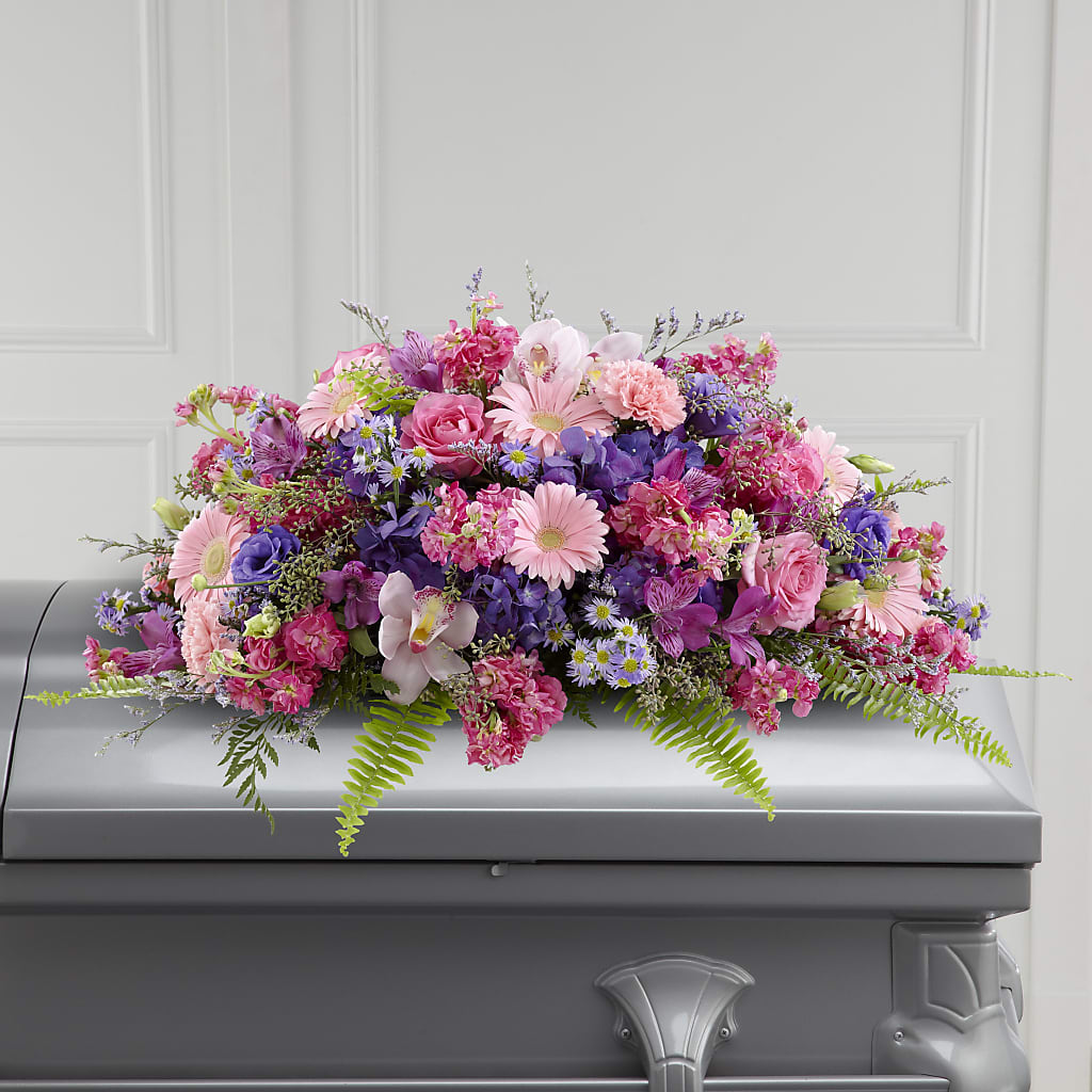Glorious Garden Casket Spray –  Mongis Luxe Creations Llc, Old Bridge NJ