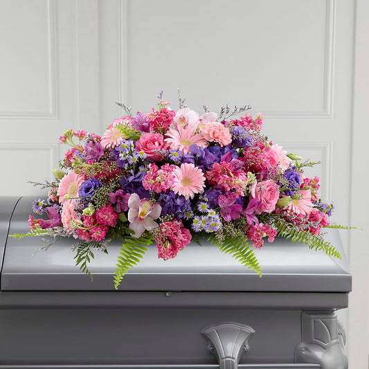 Glorious Garden Casket Spray –  Mongis Luxe Creations Llc, Old Bridge NJ