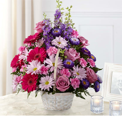 Pastel Peace Basket –  Mongis Luxe Creations Llc, Old Bridge NJ