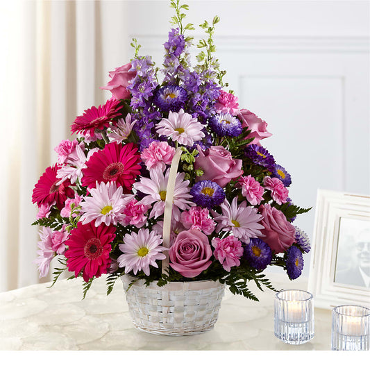 Pastel Peace Basket –  Mongis Luxe Creations Llc, Old Bridge NJ