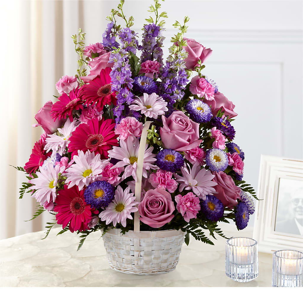 Pastel Peace Basket –  Mongis Luxe Creations Llc, Old Bridge NJ