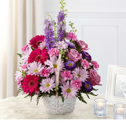 Pastel Peace Basket –  Mongis Luxe Creations Llc, Old Bridge NJ