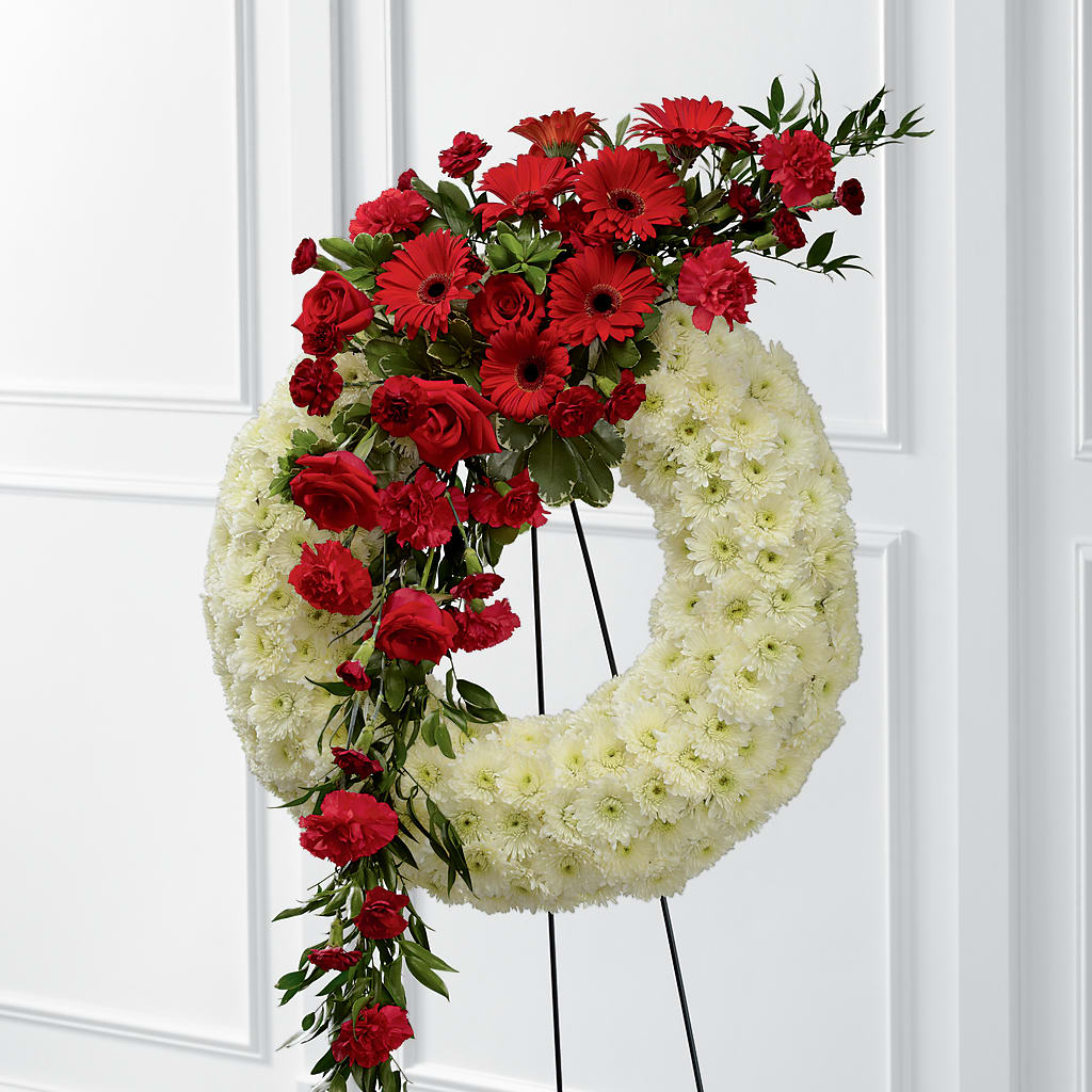 Graceful Tribute Wreath –  Mongis Luxe Creations Llc, Old Bridge NJ