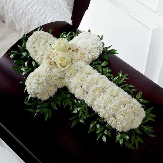 Peaceful Memories Casket Spray (Standard) –  Mongis Luxe Creations Llc, Old Bridge NJ