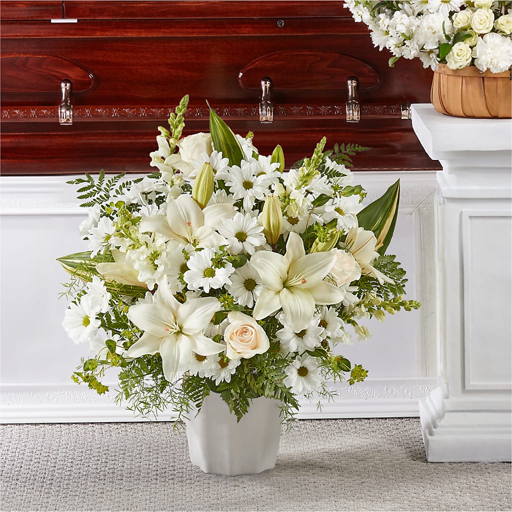 Thoughts of Tranquility Floor Basket –  Mongis Luxe Creations Llc, Old Bridge NJ