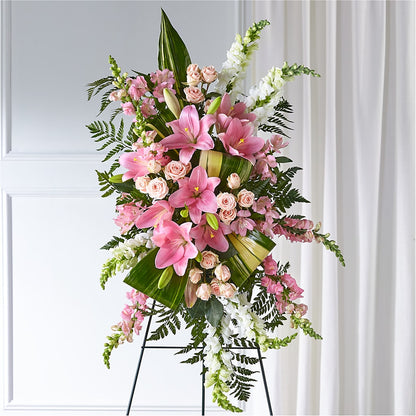 Elegant Embrace Standing Spray –  Mongis Luxe Creations Llc, Old Bridge NJ
