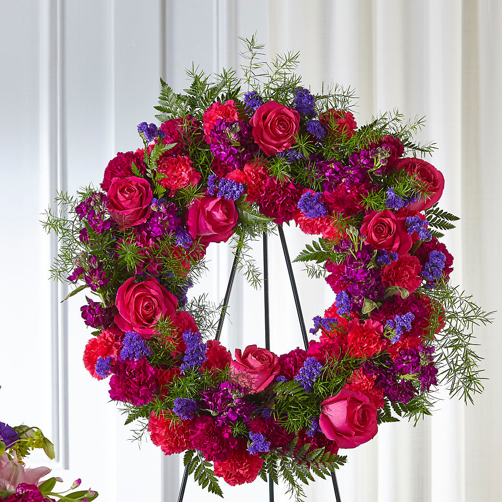 Calming Colors Wreath –  Mongis Luxe Creations Llc, Old Bridge NJ