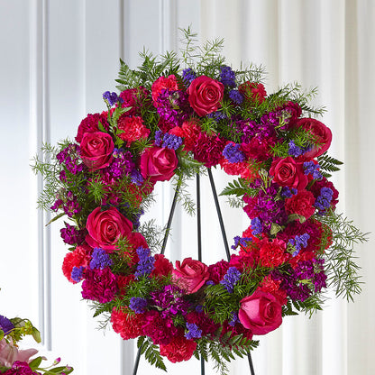 Calming Colors Wreath –  Mongis Luxe Creations Llc, Old Bridge NJ