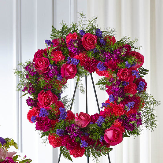Calming Colors Wreath –  Mongis Luxe Creations Llc, Old Bridge NJ
