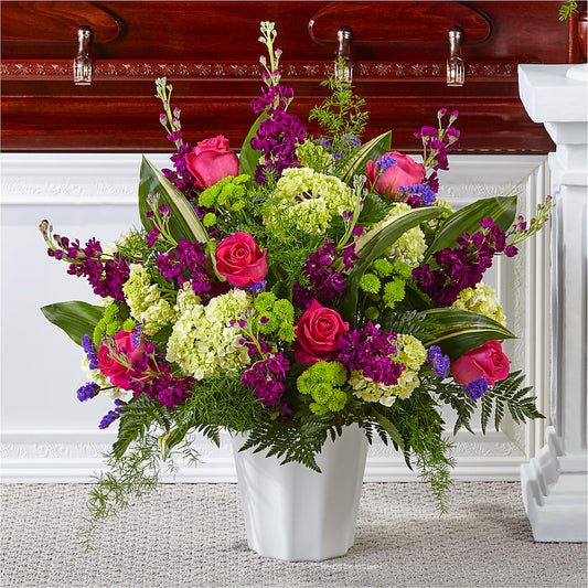 Beautiful Horizons Floor Basket –  Mongis Luxe Creations Llc, Old Bridge NJ