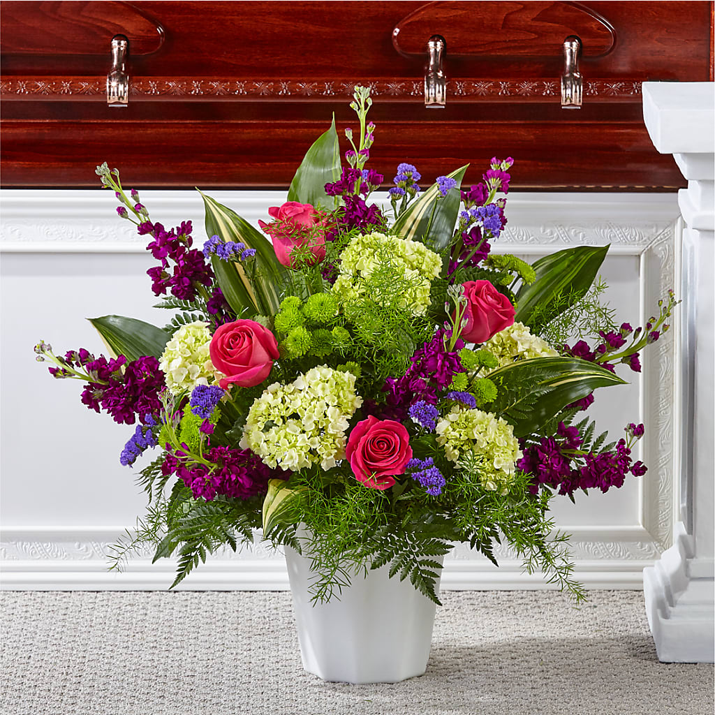 Beautiful Horizons Floor Basket –  Mongis Luxe Creations Llc, Old Bridge NJ
