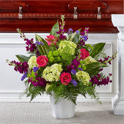 Beautiful Horizons Floor Basket –  Mongis Luxe Creations Llc, Old Bridge NJ